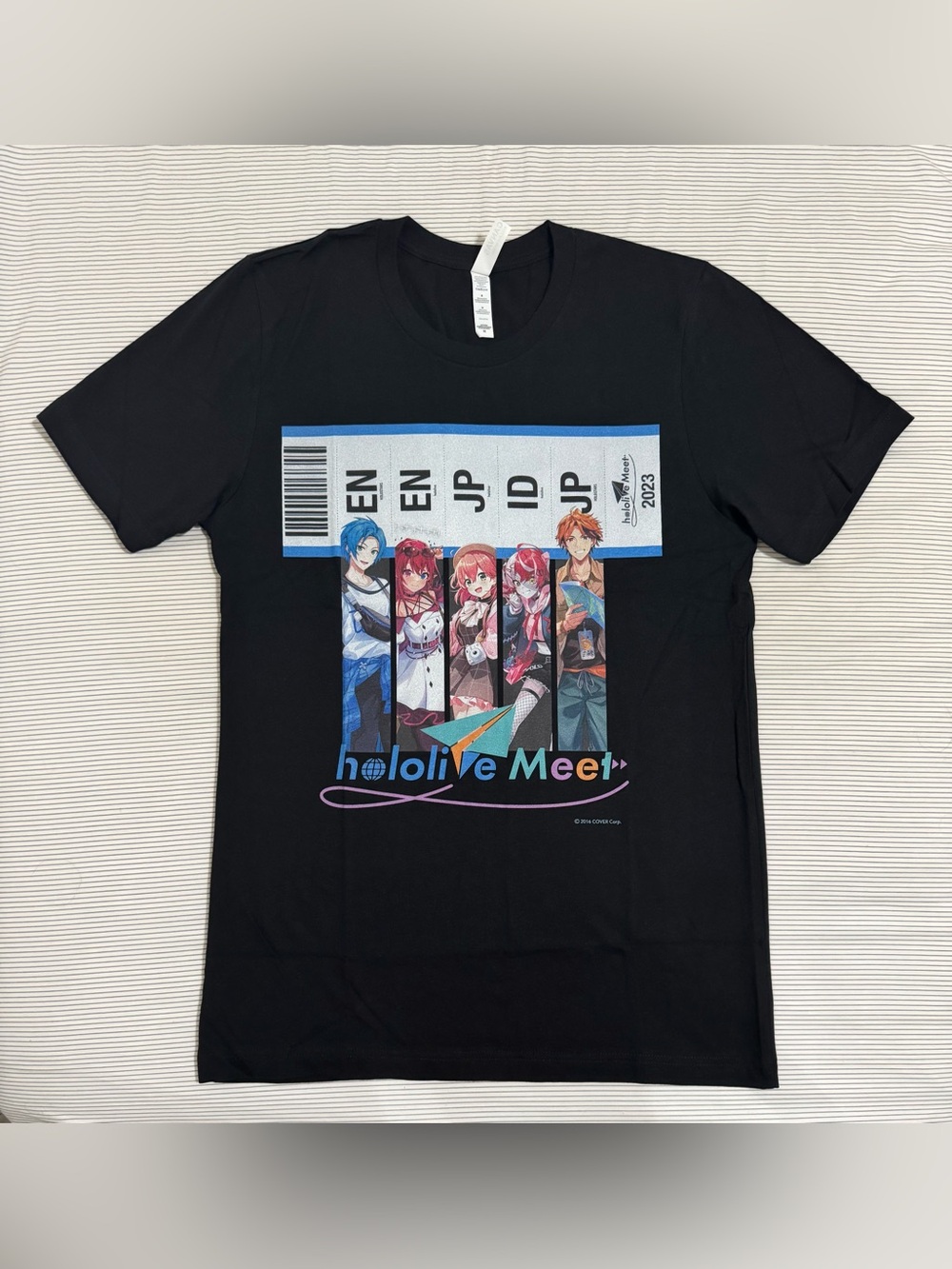 2023 Hololive Meet Kinokuniya Exclusive Graphic T Shirt Size Medium (19 in PtP)
